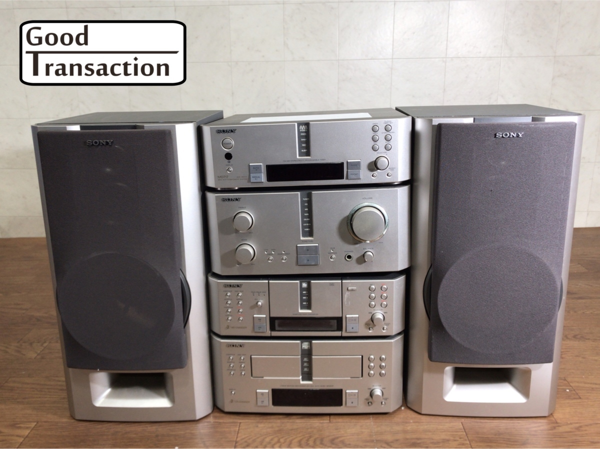 A126Y007 ○ SONY DHC-MD717 システムコンポ スピーカーセット ソニー