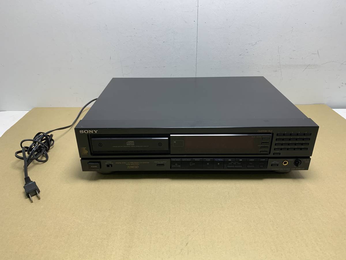 Sony CDP-228ESD SONY - ソニー CD CDP Player | Yahoo!オークション