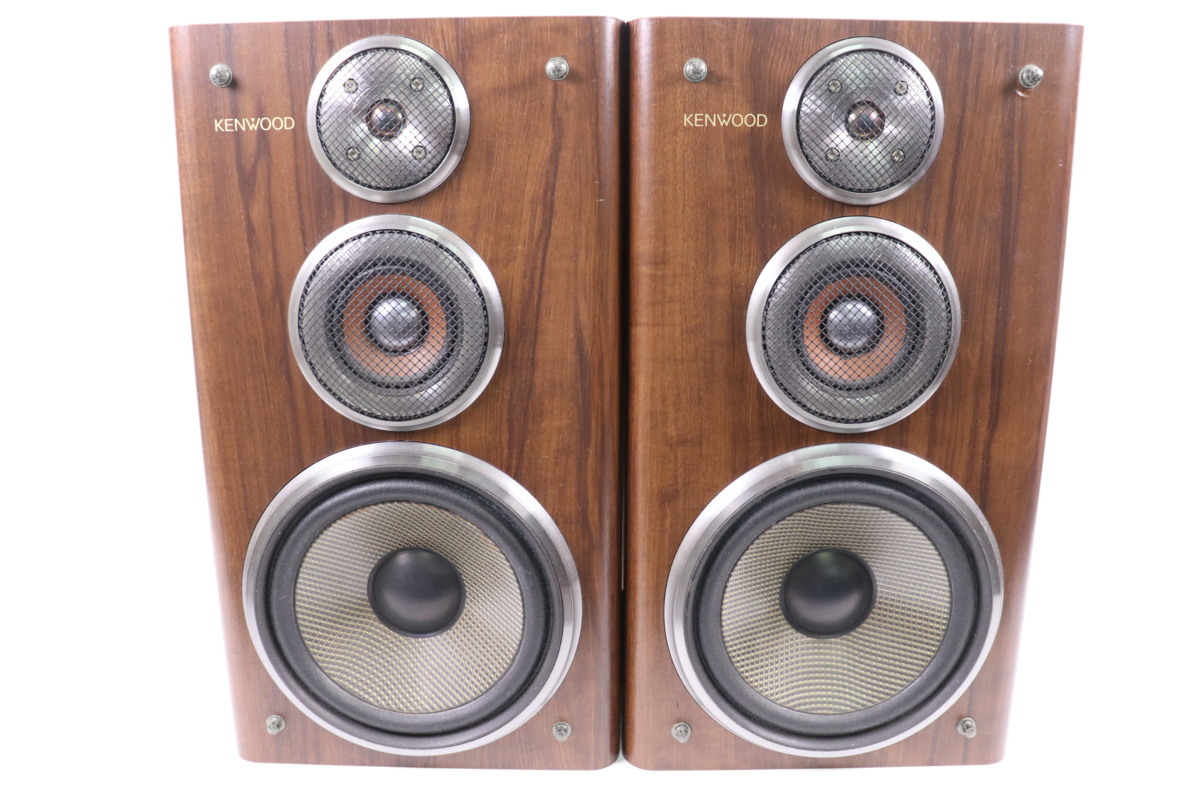 KENWOOD LS-11ES ケンウッド 3way スピーカー ペア オーディオ 9154-IN