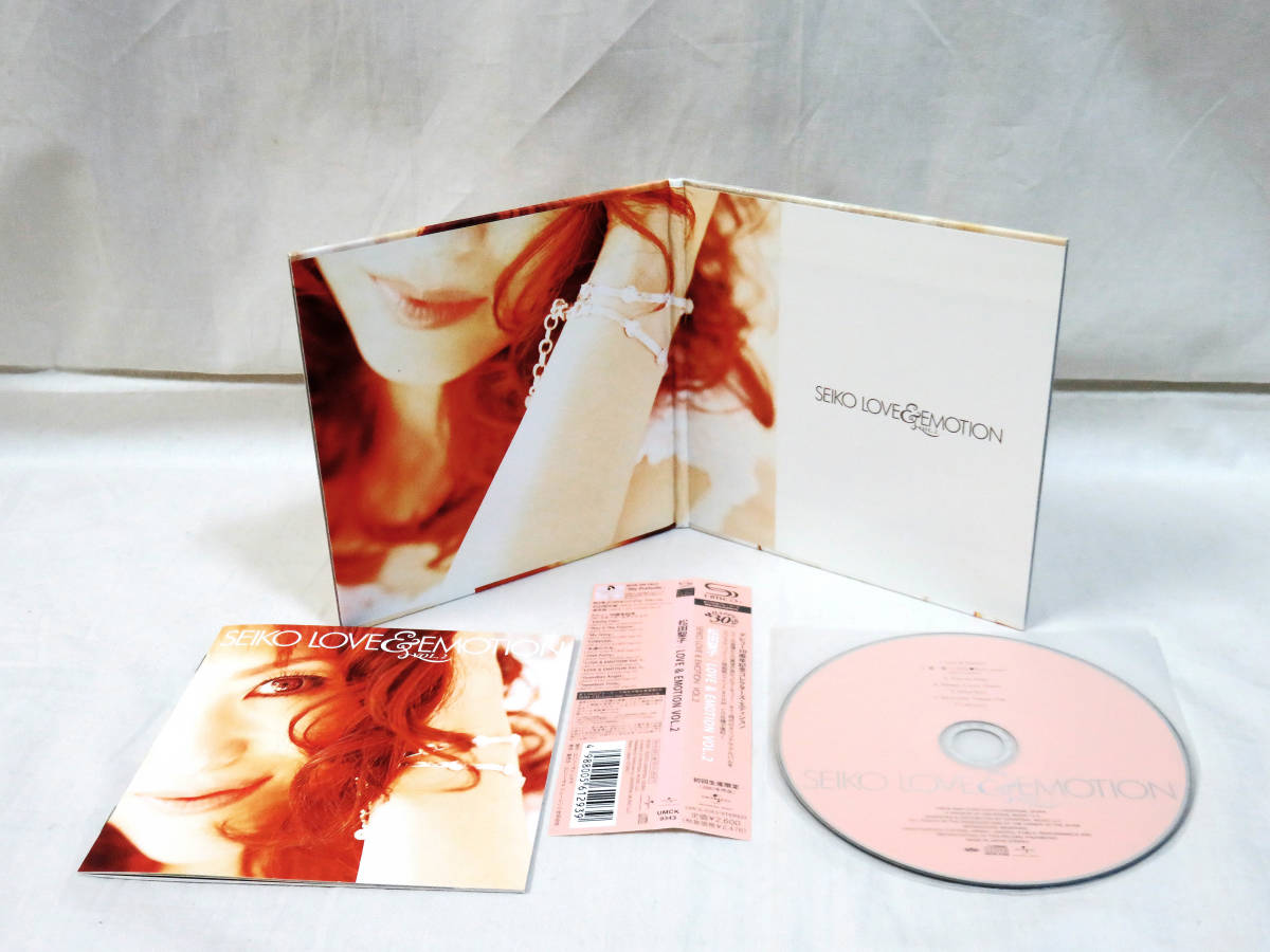 松田聖子 LOVE & EMOTION VOL.2 アルバム 10年 初回生産限定盤 紙