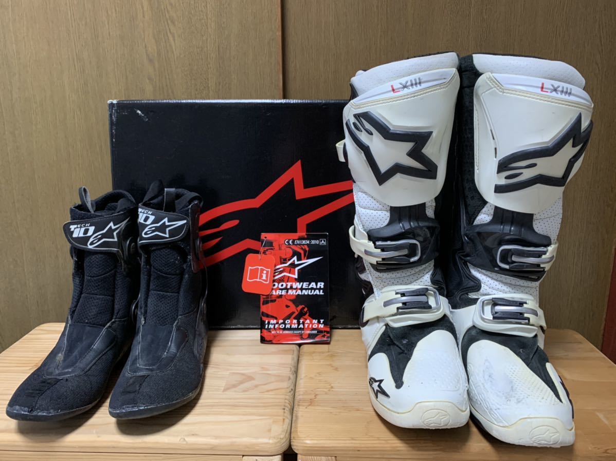 alpinestars Tech10 US8アルパインスターズモトクロスブーツ alpinestars アルパインスターズ TECH10 ブーツ US8 26.5㎝ モトクロス