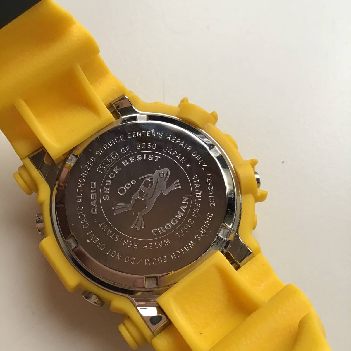 Frogman Casio G-Shock GF-8250-9JF - Yellow Solar G-SHOCK CASIO In 