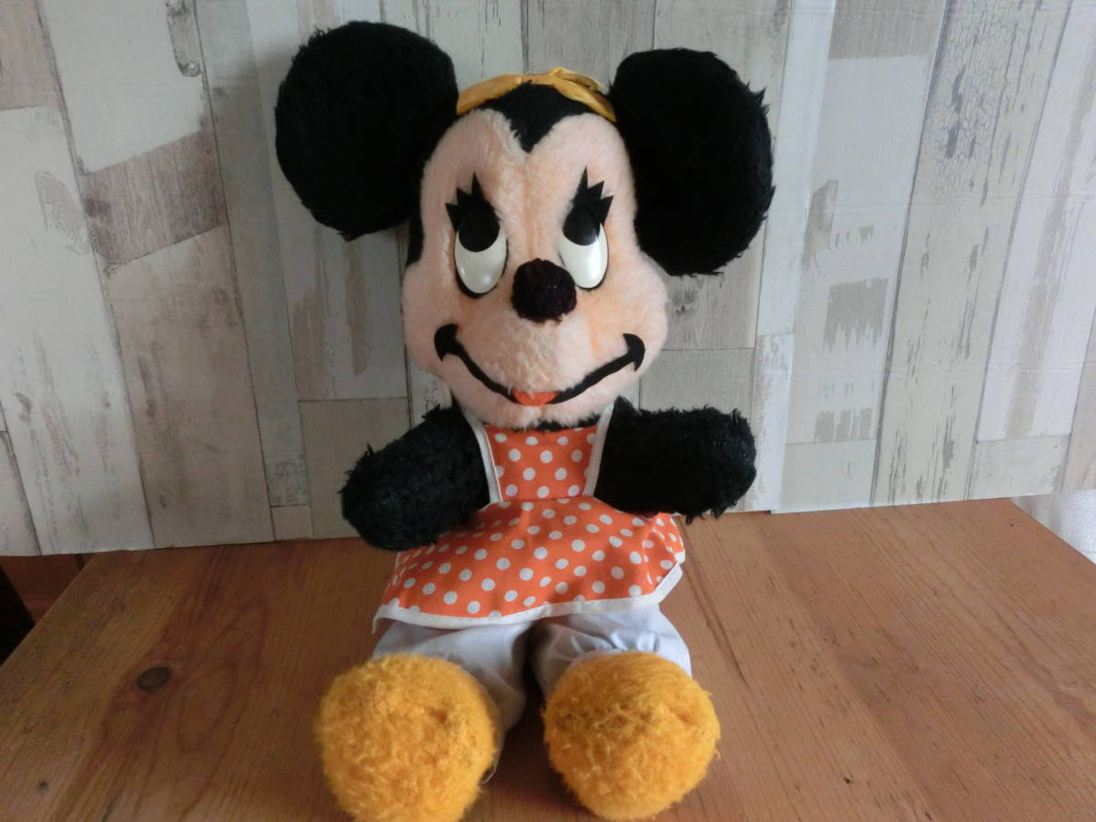 ミニーマウス ぬいぐるみ | 1970s 人形 ビンテージ Minnie Doll 