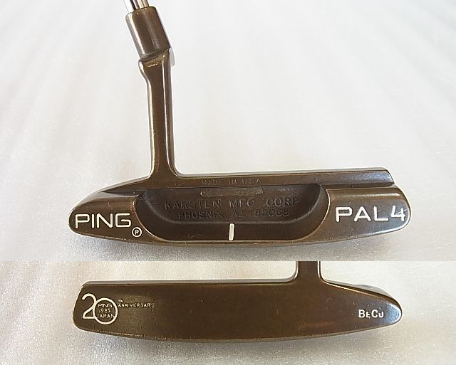 豊富な，人気SALE 1985年 PING JAPAN 20周年記念 PAL4 ベリリウムカッパー 34(PING)｜売買されたオークション情報、yahooの商品情報をアーカイブ公開 - オークファン 男性右きき用