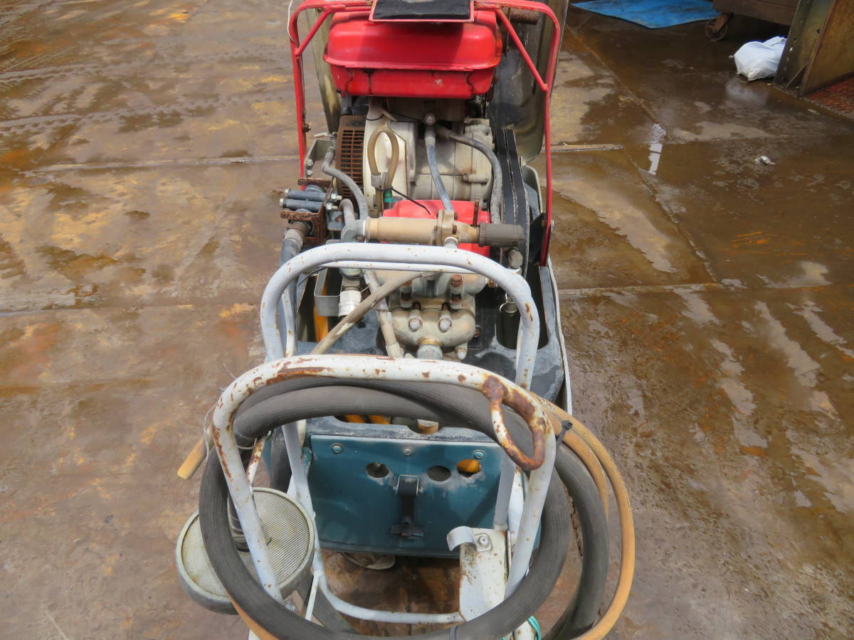 №4132 セット動噴 吸水量33/min エンジン動噴 ヤンマーGA220 共立動力 