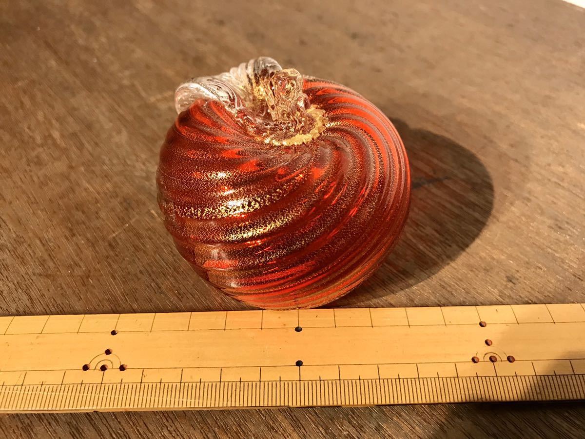置物 Murano ヴィンテージ☆イタリア製 ITALY⁄ムラーノ ガラス☆りんご