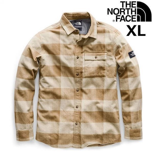  1円 売切 正規 THE NORTH FACE LONG-SLEEVE STAYSIDE SHIRT フランネルシャツ チェック柄 長袖 海外限定 XL カーキ 180910-38(長袖シャツ)｜売買されたオークション情報、yahooの商品情報をアーカイブ公開 - オ 男性用