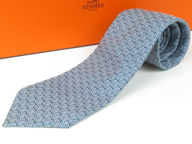 23738☆1円スタート☆本物☆エルメス☆HERMES☆未使用☆ネクタイ