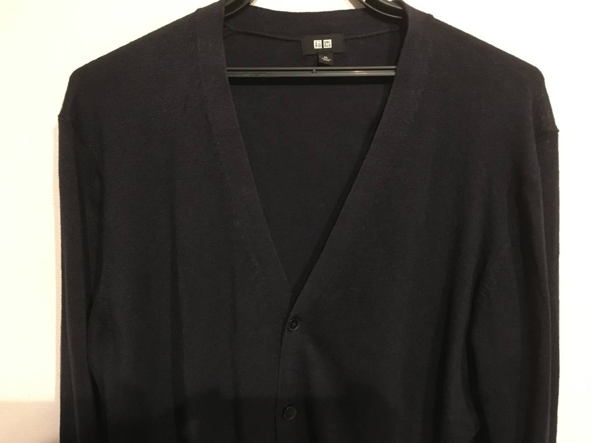 ユニクロ Uniqlo リネンブレンド Vネック カーディガン 長袖 メンズxl ネイビー グレー 2枚 セット トップス 売買されたオークション情報 Yahooの商品情報をアーカイブ公開 オークファン Aucfan Com