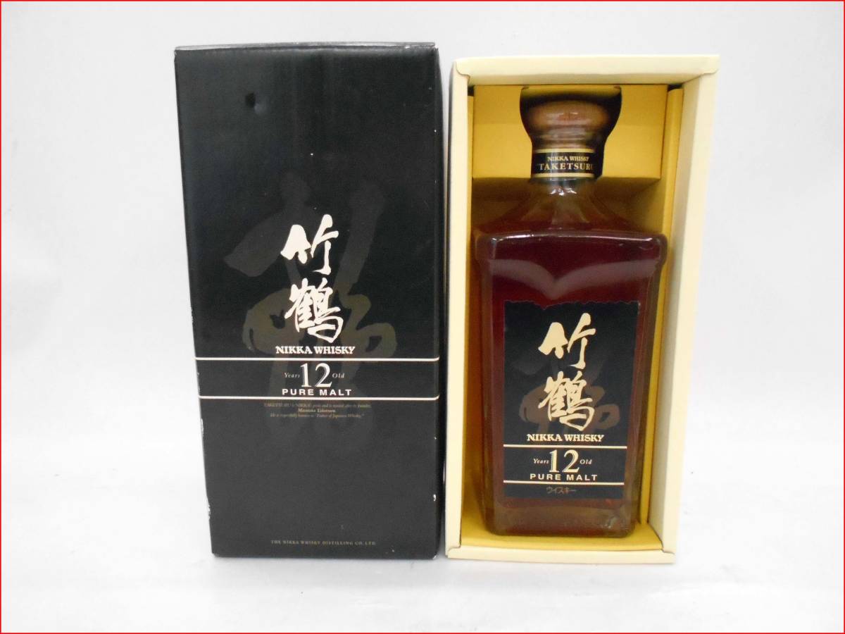 未開栓☆NIKKA ニッカ ウィスキー 竹鶴 12年 PURE MALT ピュアモルト 40度