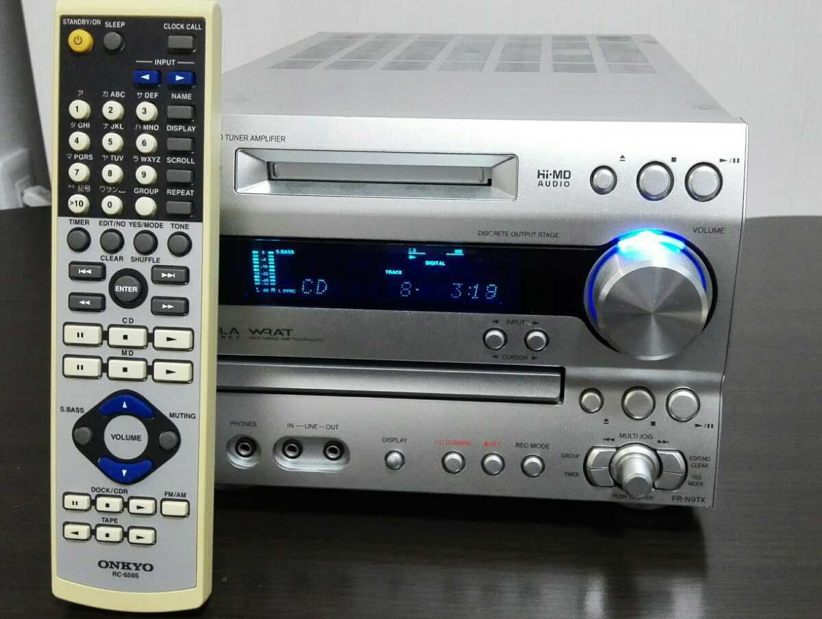 ONKYO コンポ cd md onkyo（オーディオ｜TV・オーディオ - CD⁄MD