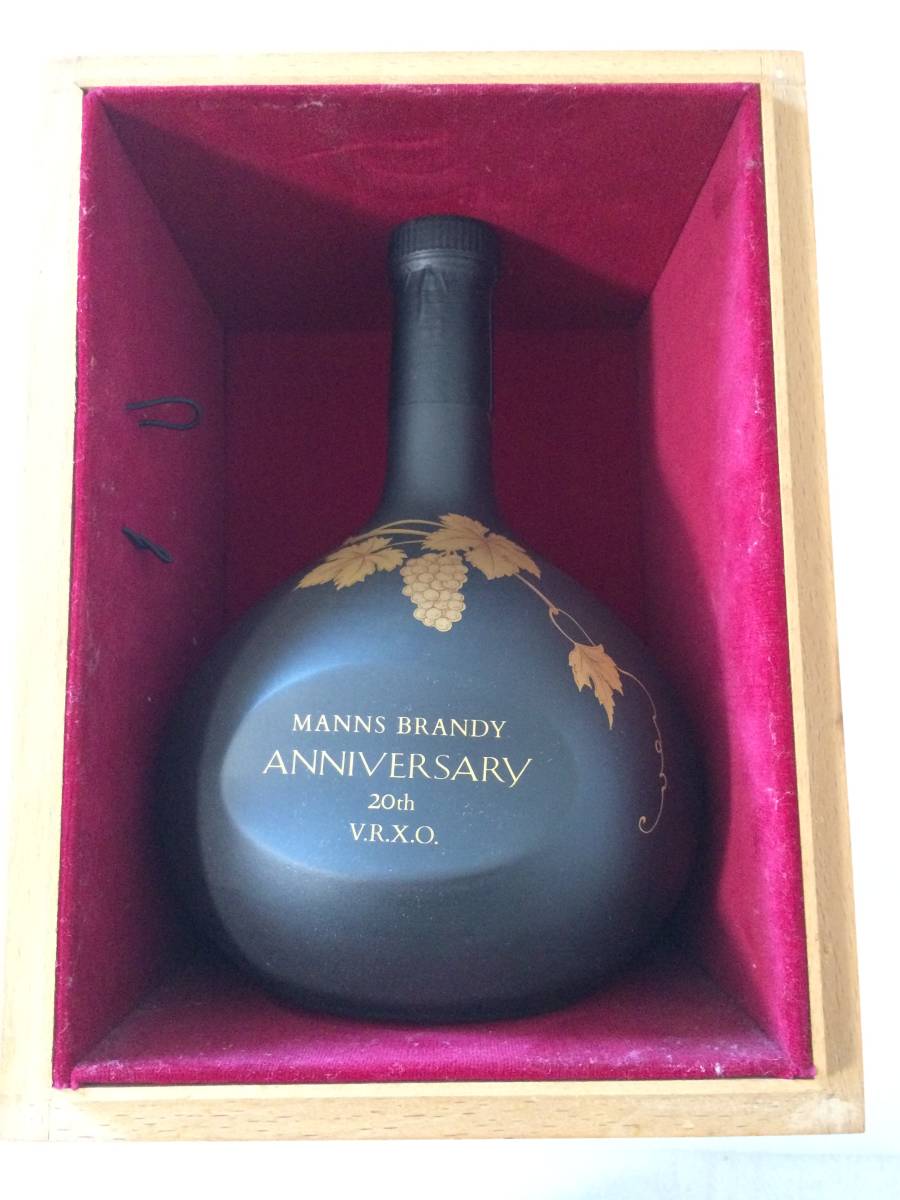 ブランデー 未開栓 Yahoo!オークション ワイン MUSIGNY V.S.O.P. YS01011 【未開栓】 マンズ　MANNS　ブランデー　特級　BRANDY　特別限定　ANNIVERSARY　20th　VRXO　720ml　40％　新品　見開封 V.R.X.O.