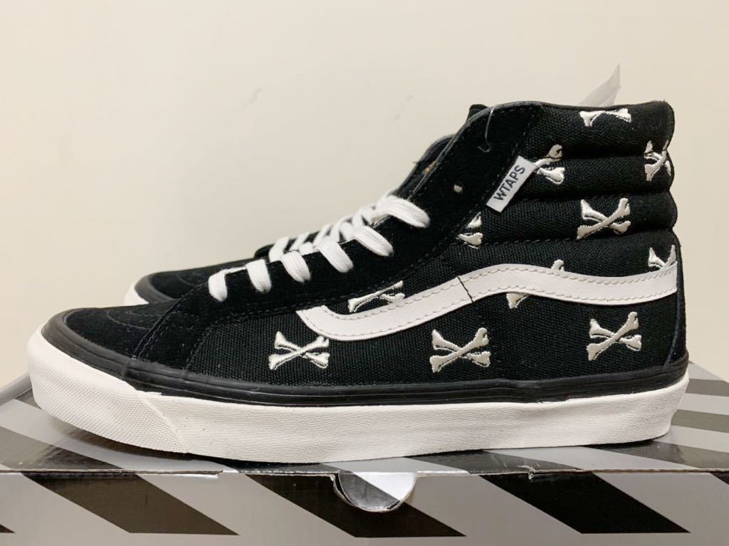 新品 VANS WTAPS OG SK8-Hi LX Bones Black ダブルタップス バンズ 27.5cm 黒