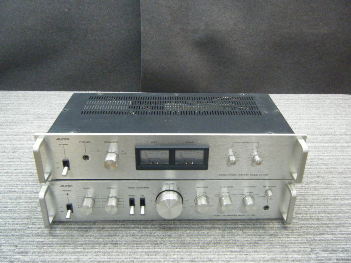 Aurex プリメインアンプ sy-330 Yahoo!オークション - Aurex