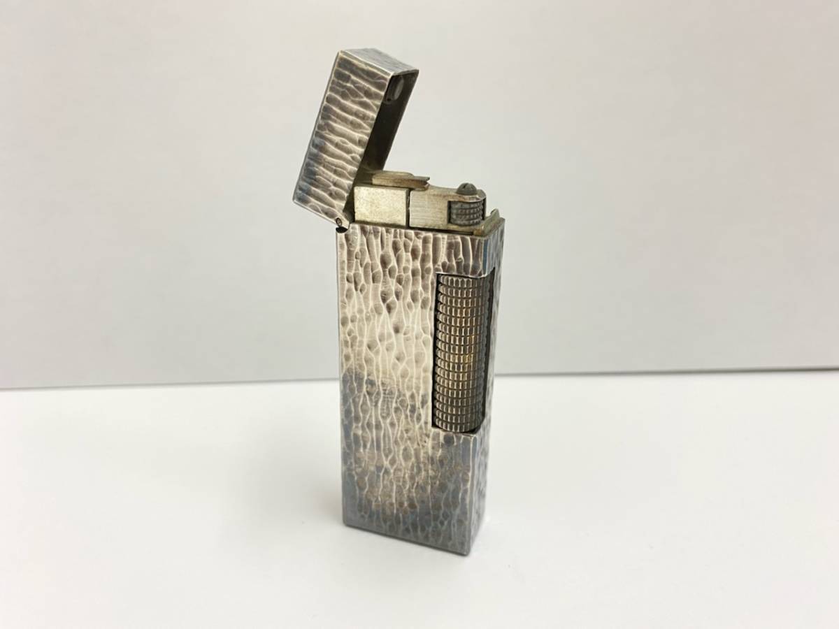 dunhill ダンヒル ローラー ガス ライター シルバー ケース付き