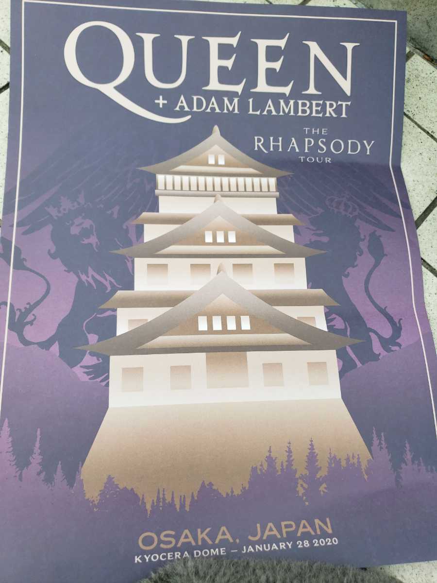 クイーン＋アダムランバート 来日 2020 公式グッズ THE RHAPSODY TOUR