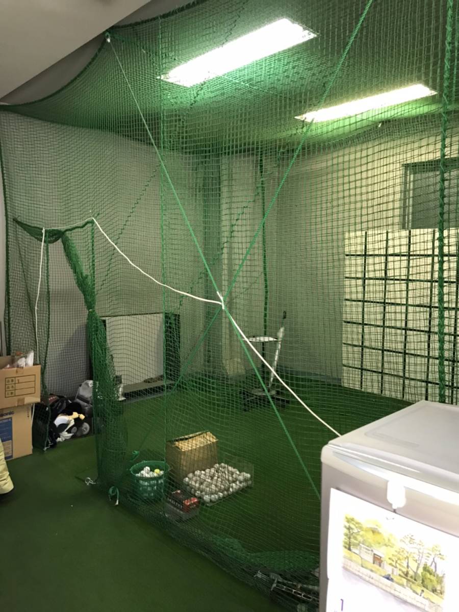 16 大型!! ゴルフ ネット 高さ2.6m×2.7×6m 練習ネット 野球 スポーツ 店舗に 引き取り可 大阪 1円スタート_1