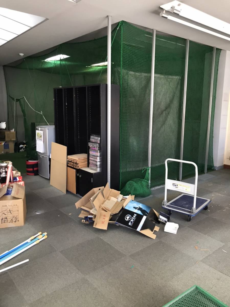 16 大型!! ゴルフ ネット 高さ2.6m×2.7×6m 練習ネット 野球 スポーツ 店舗に 引き取り可 大阪 1円スタート_2