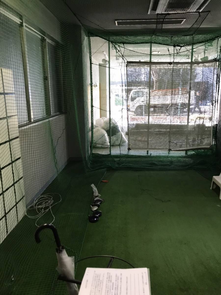16 大型!! ゴルフ ネット 高さ2.6m×2.7×6m 練習ネット 野球 スポーツ 店舗に 引き取り可 大阪 1円スタート_3