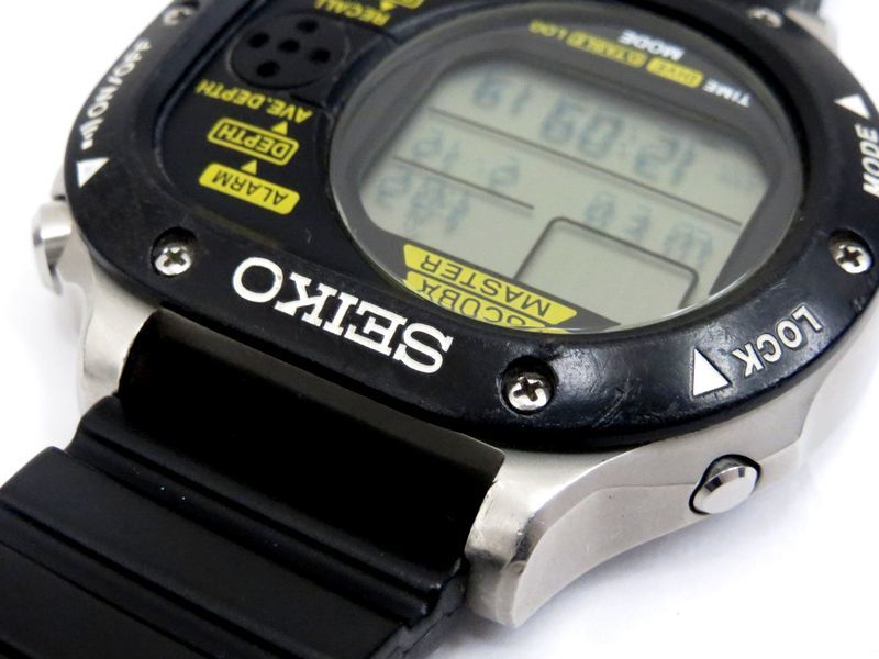 M726-5A10 SEIKO SCUBAMASTER｜△ SEIKO セイコー M726-5A10 SCUBA ★40129:訳あり セイコー スキューバマスター M726-5A10 メンズ腕時計 SEIKO