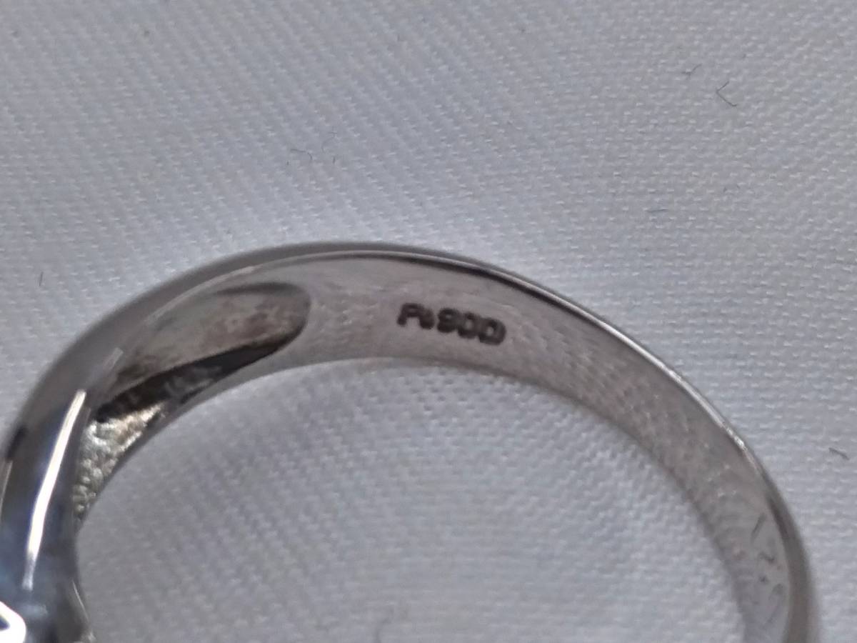 リング 指輪 Pt900 プラチナ 天然エメラルド0.25ct 天然ダイヤモンド 