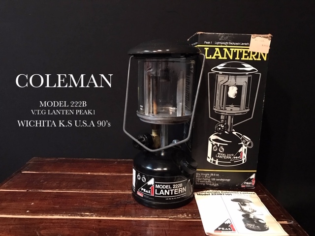 ビンテージ☆コールマン/Coleman☆PEAK1☆Mini Lantern☆Model222B