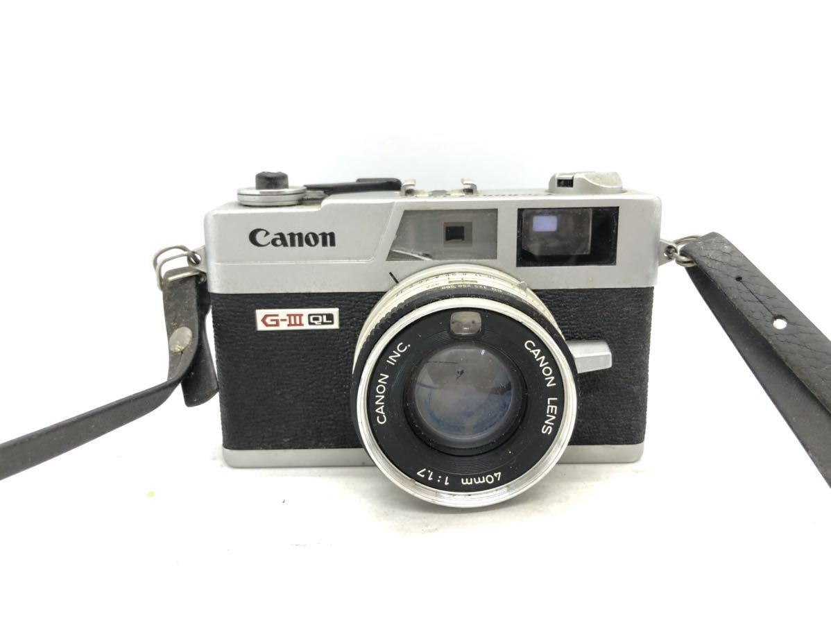 高品質，100%新品 2001Smat 1円 Canonet QL17 G-Ⅲ Canon キャノン フィルムカメラ 40mm 1:1.7(キヤノン)｜売買されたオークション情報、yahooの商品情報をアーカイブ公開 - オークファン キヤノン