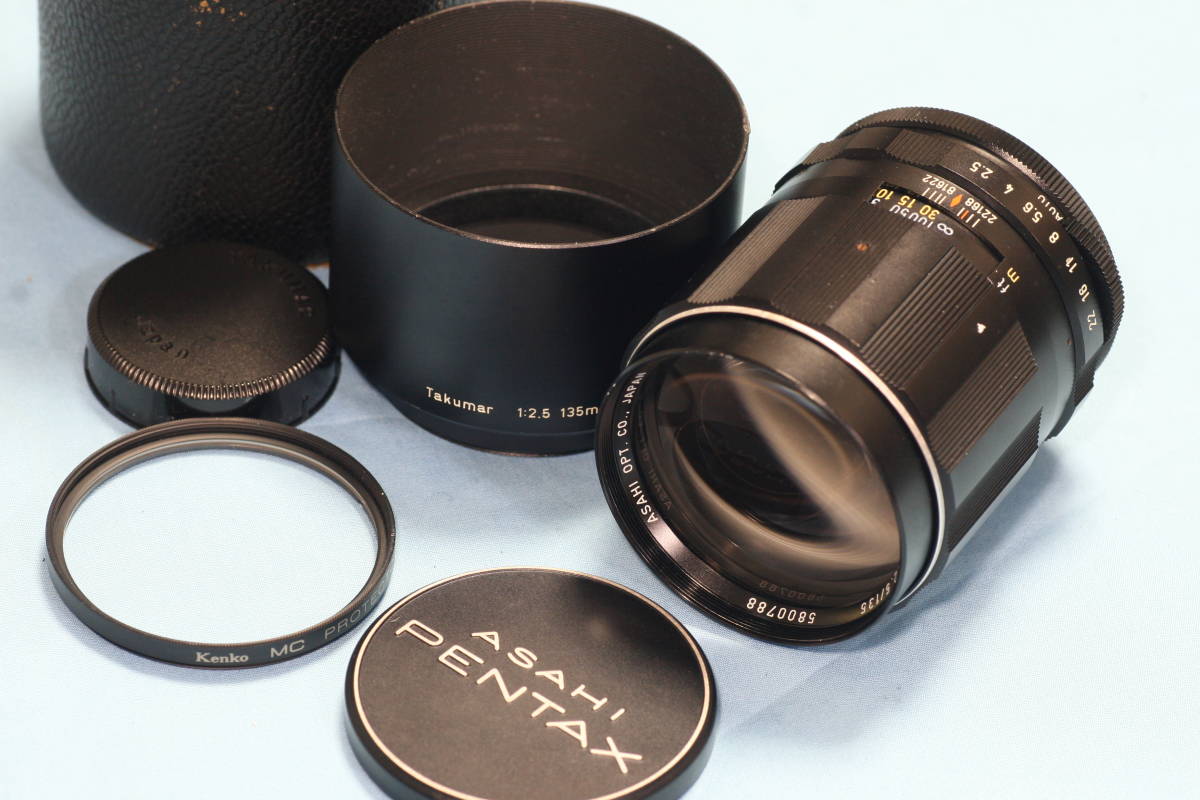 実写確認済 大口径 Super Multi Coated TAKUMAR 1:2.5⁄135 (135mmf2.5