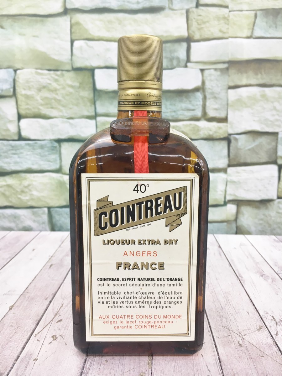 〇 未開栓 古酒 洋酒 COINTREAU コアントロー リキュール フランス 1L