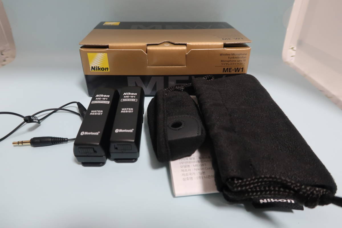 NIKON ニコン ワイヤレスマイク ME-W1 美品 ME-W1 | ワイヤレス