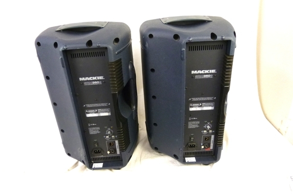 ジャンク MACKIE マッキー SRM350 パワード スピーカー ペア PA機器