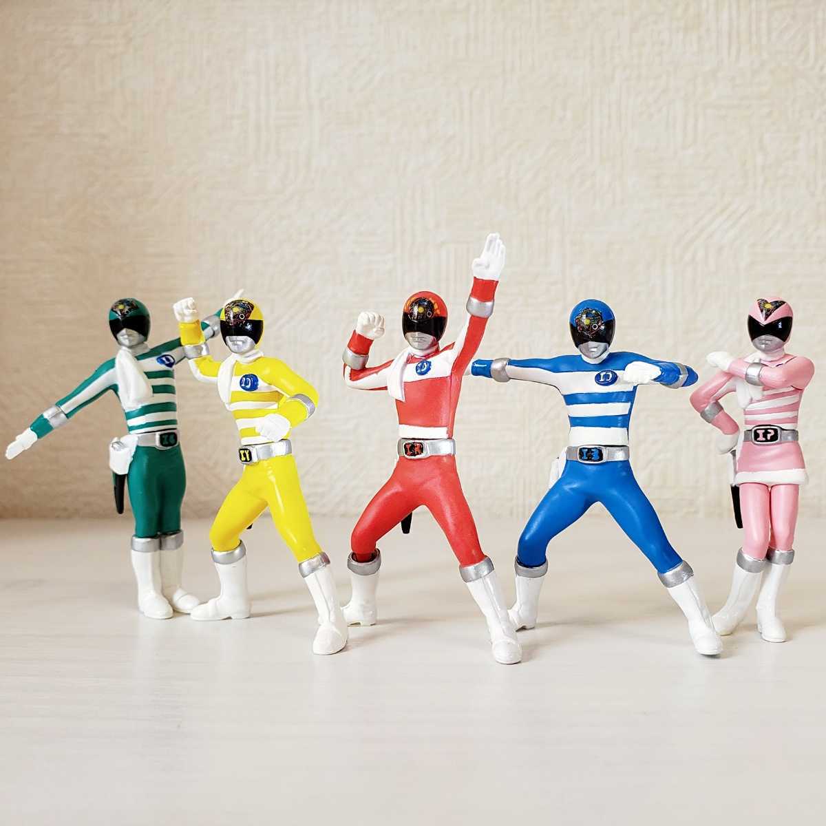 キャラエッグ 電子戦隊デンジマン バンダイ 5種セット Yahoo キャラ