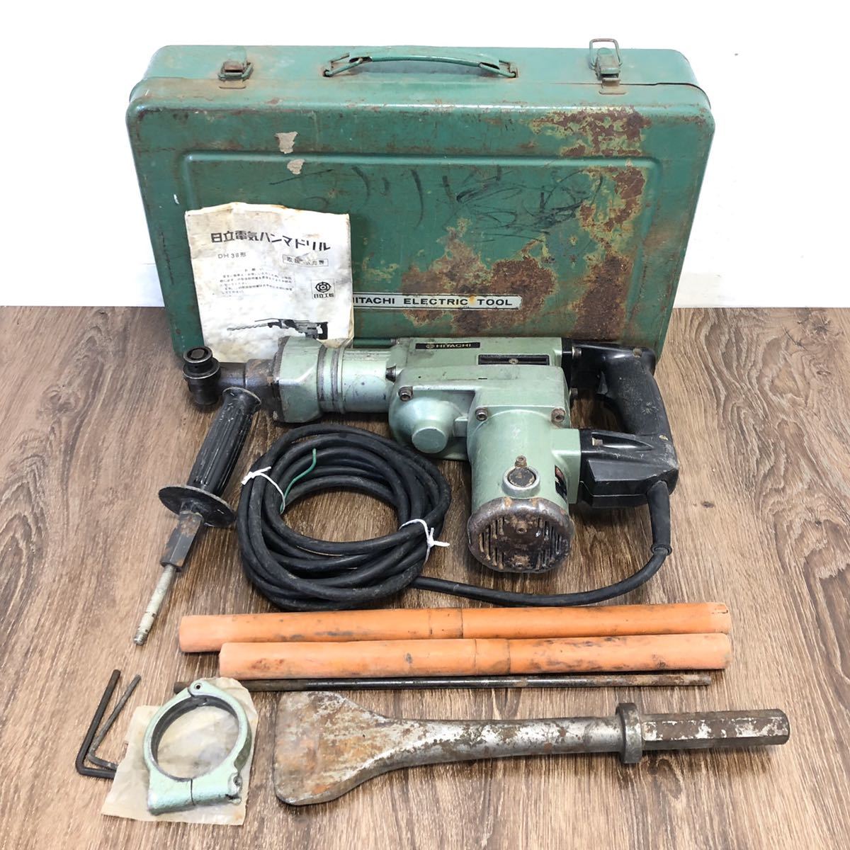 2026，高品質 日立工機 ハンマドリル 電動ハンマ HITACHI 38mm DH38 はつり ビット付属 品 兵庫県姫路市発 F3(本体)｜売買されたオークション情報、yahooの商品情報をアーカイブ公開 - オークファン ハンマドリル