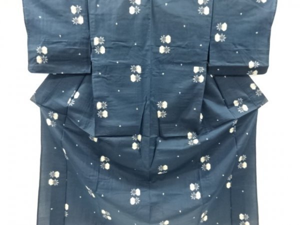 木綿織物 古布 古裂 No196 襤褸 藍染 ボロ布地 アンテーク リメイク