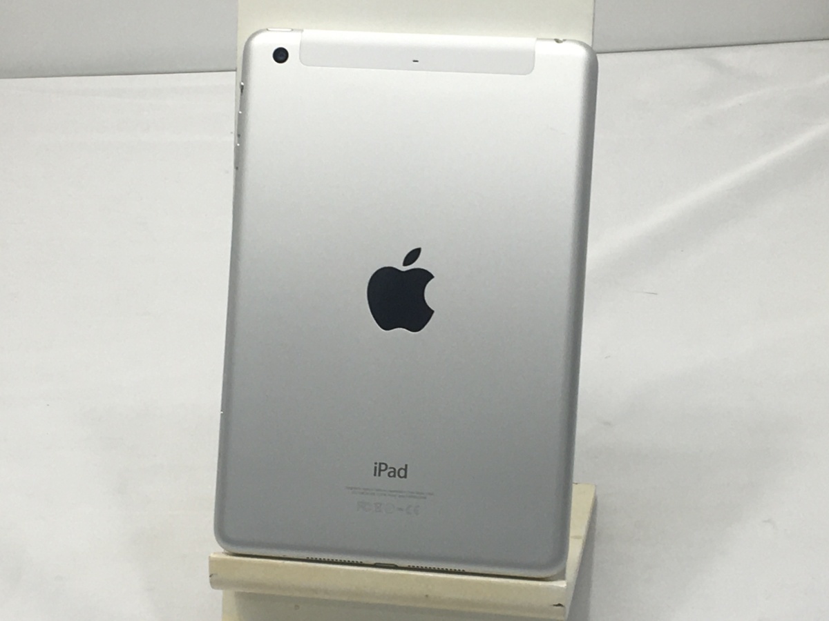 1円スタート!! iPad mini 3 Wi-Fi+Cellular 16GB au シルバー MGHW2J/A_2
