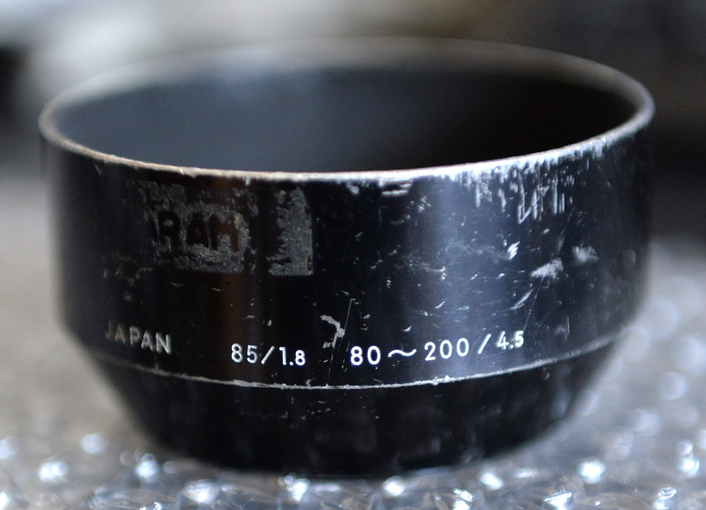 Nikon ニコン HN-7 メタルレンズフード ネジ径52mm 85mm 1.8 日本製 80