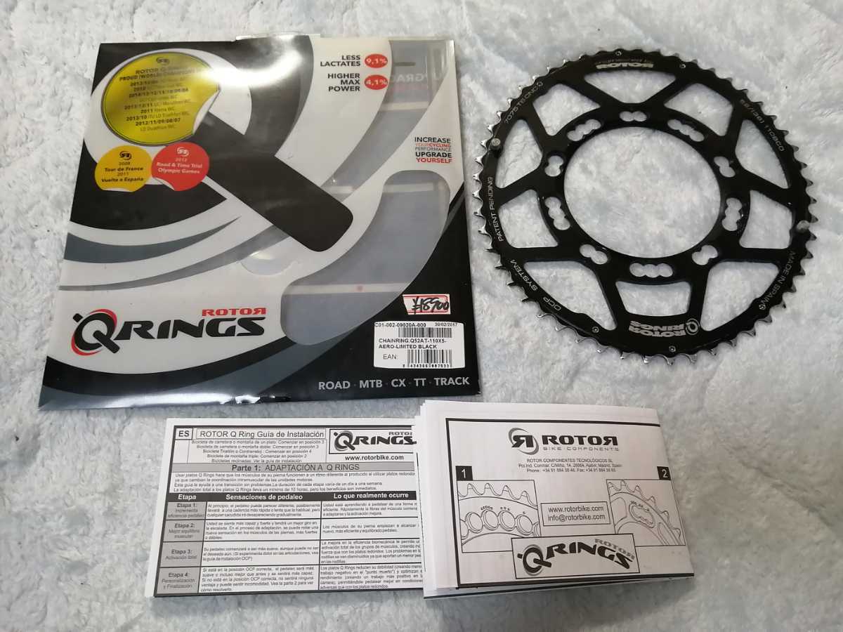 爆買い，格安 ROTOR ローター 52t BCD110 Normal 楕円 チェーンリング(チェーンリング)｜売買されたオークション情報、yahooの商品情報をアーカイブ公開 - オークファン チェーンリング