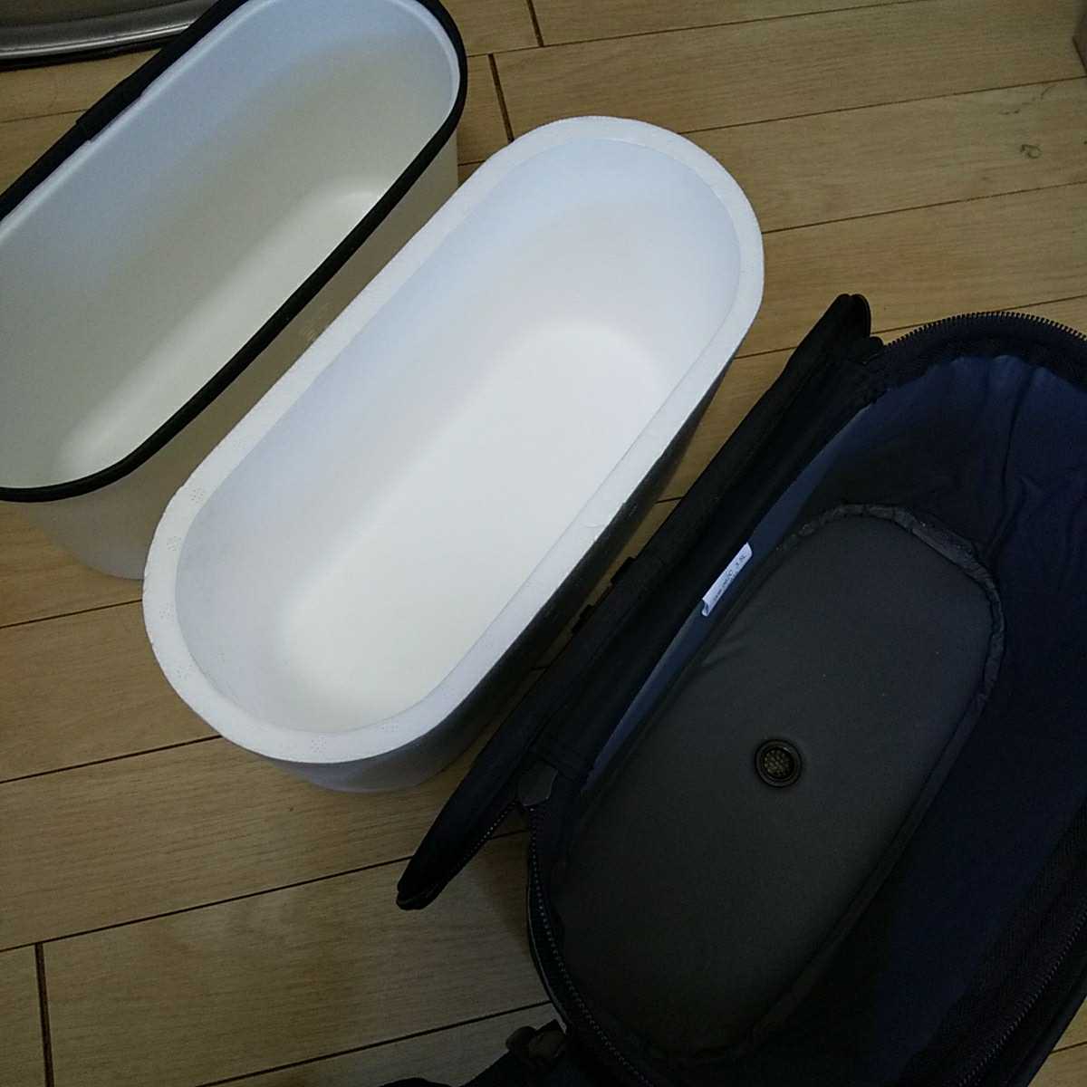 クールリバーEV - SHIMANO渓流用ビク WB-061E メルカリ シマノ Yahoo!オークション SHIMANO 3.5L 渓流クリ (WB-061E)(3.5L) 送料無料 釣りバック 鮎 イワナ 5.0L