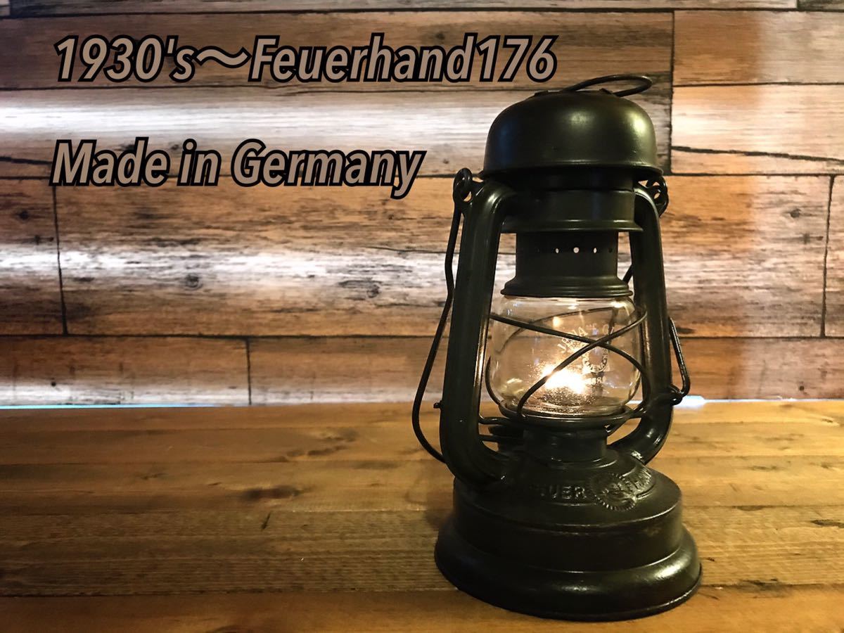 希少旧ドイツ軍用モデルフュアーハンドランタン176 Feuerhand(1939