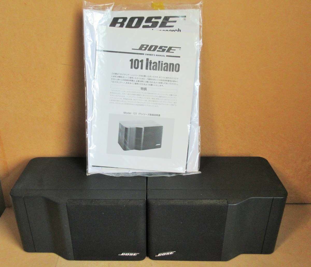 ☆ボーズ BOSE 101IT Italiano SPEAKER スピーカーシステム ペア2点