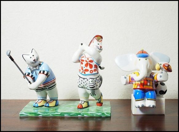 ビレロイボッホ フィギュリン2体 villeroy&boch ベネディクト フレンズ