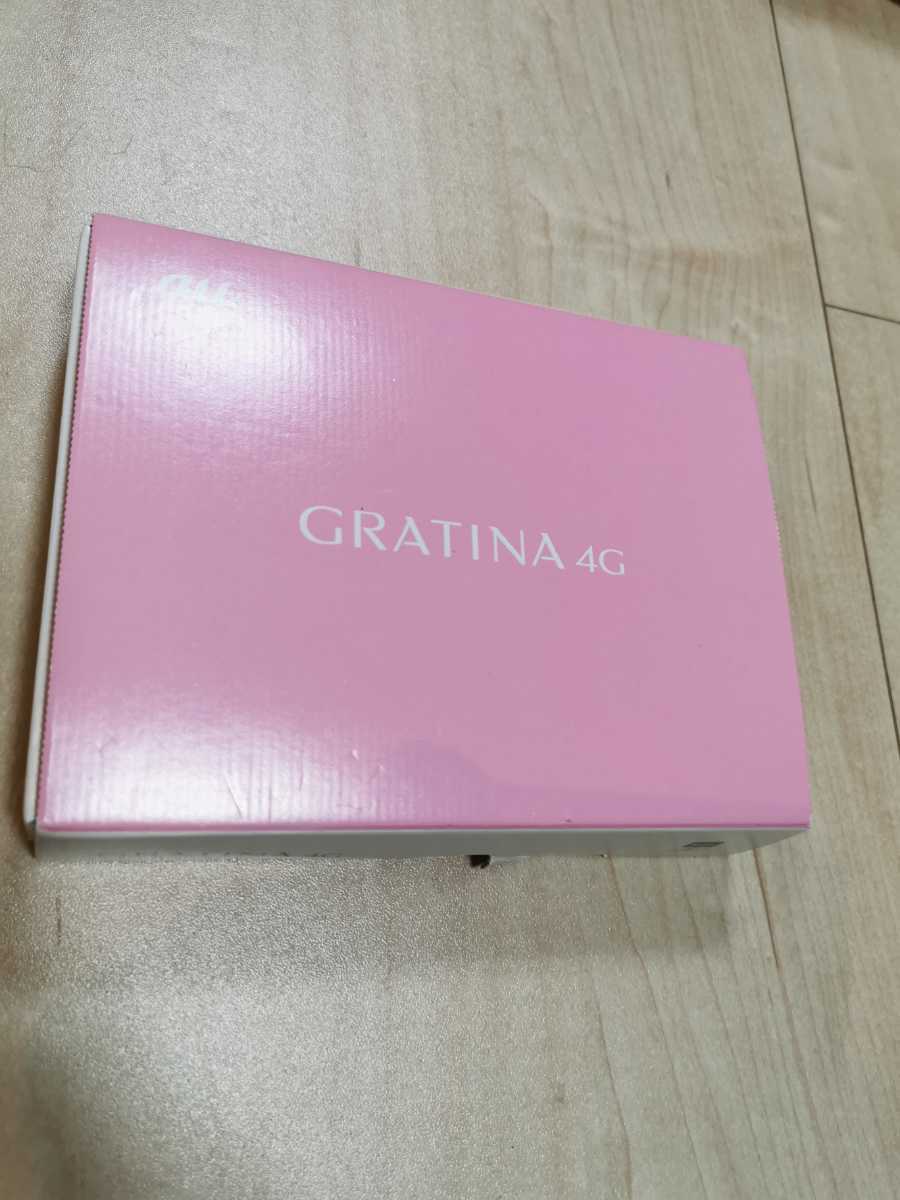 新品 未使用 GRATINA 4G KYF31 ピンク SIMロック解除済 グラティーナ au 制限○ SIMフリー ガラケー ガラホ_1