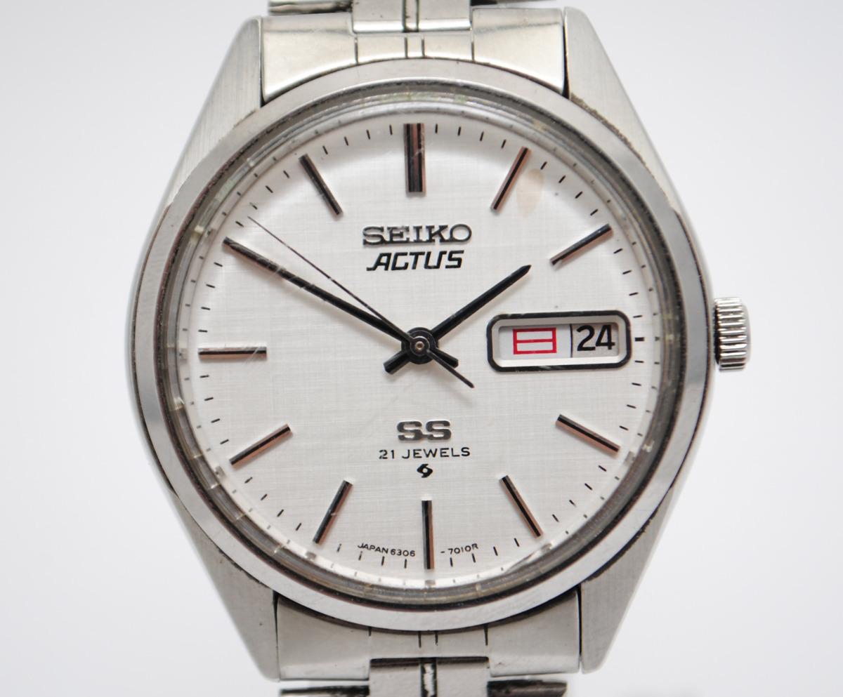 稼働品【SEIKO】 セイコーSEIKO セイコー ACTUS アクタス 6306-7010 21 