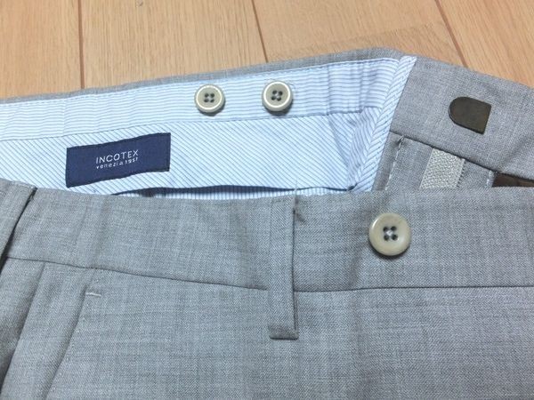 インコテックス ⁄ INCOTEX スラックス FIT ウール SUPER パンツ 100's