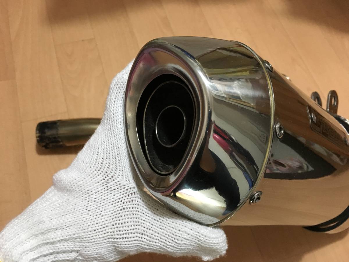武川 コーンオーバルマフラースリップオン 政府認証 XTZ125 LY0J