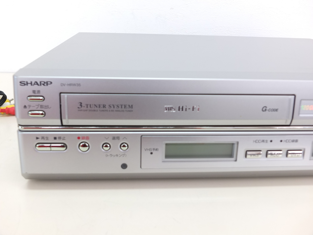 シャープ HDD SHARP DVD DV-ACV52 SHARP|250GB HDD搭載DVDビデオ一体型 