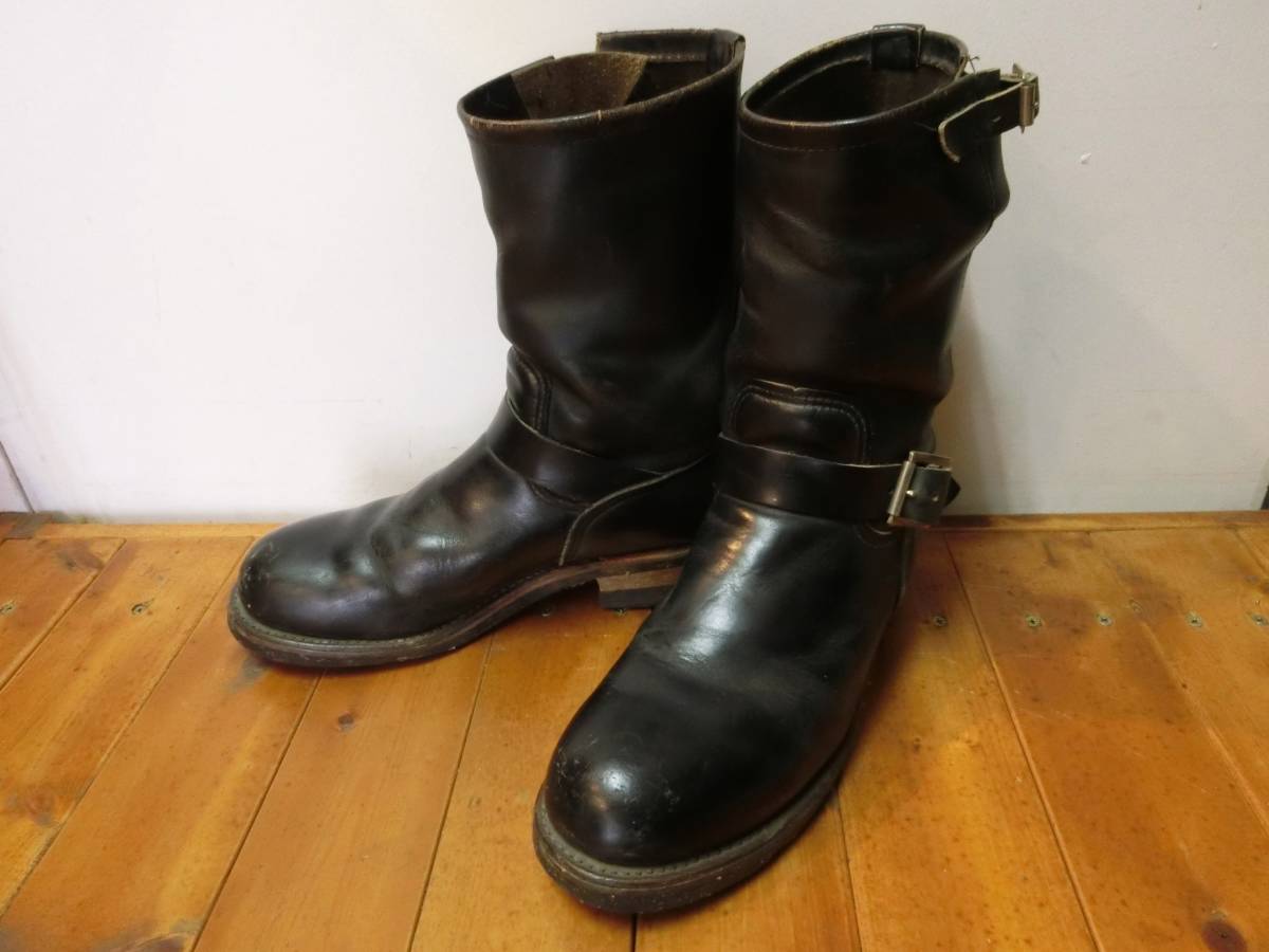 90s REDWING レッドウィング PT91 プリント羽根タグ エンジニアブーツ 