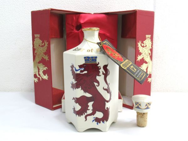 未開栓】 King of Scots キングオブスコッツ 25年 陶器ボトル 赤