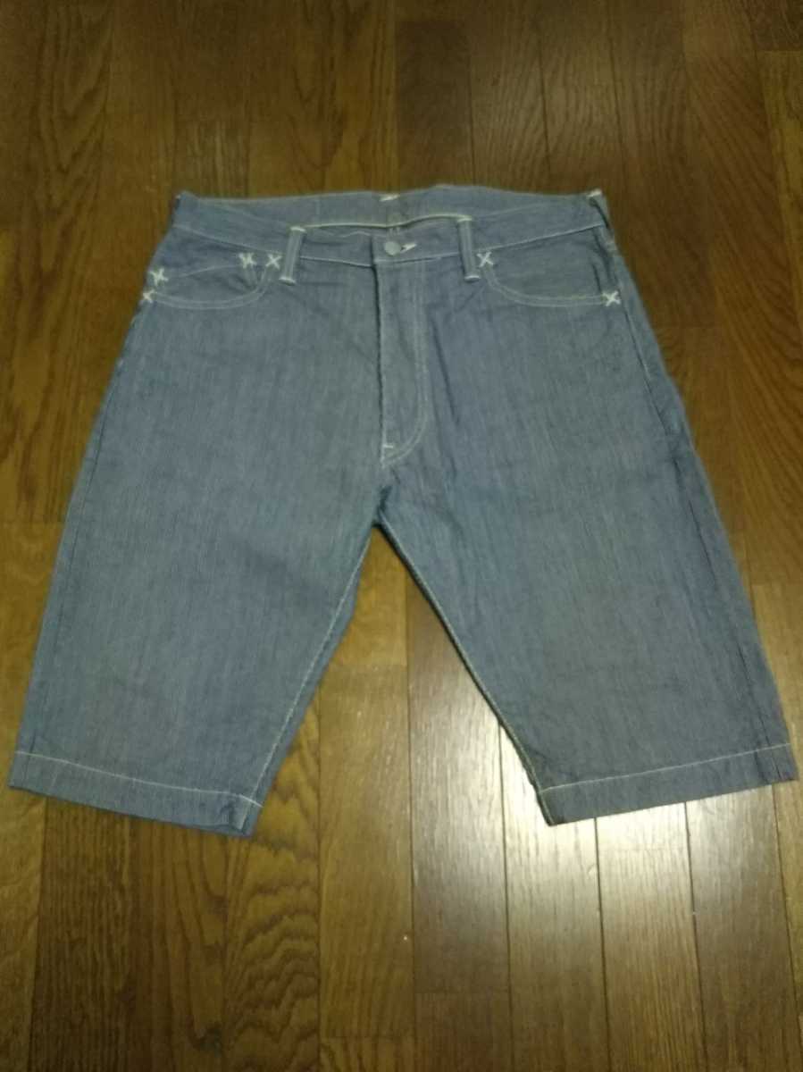  エヴィス EVISU W32 88 新恵美寿神頭 2005 ショートパンツ ハーフパンツ 花柄スレーキ 赤タブ エビィスヤ 2005 良品 検/ 短パン(ボトムス)｜売買されたオークション情報、yahooの商品情報をアーカイ 男性用