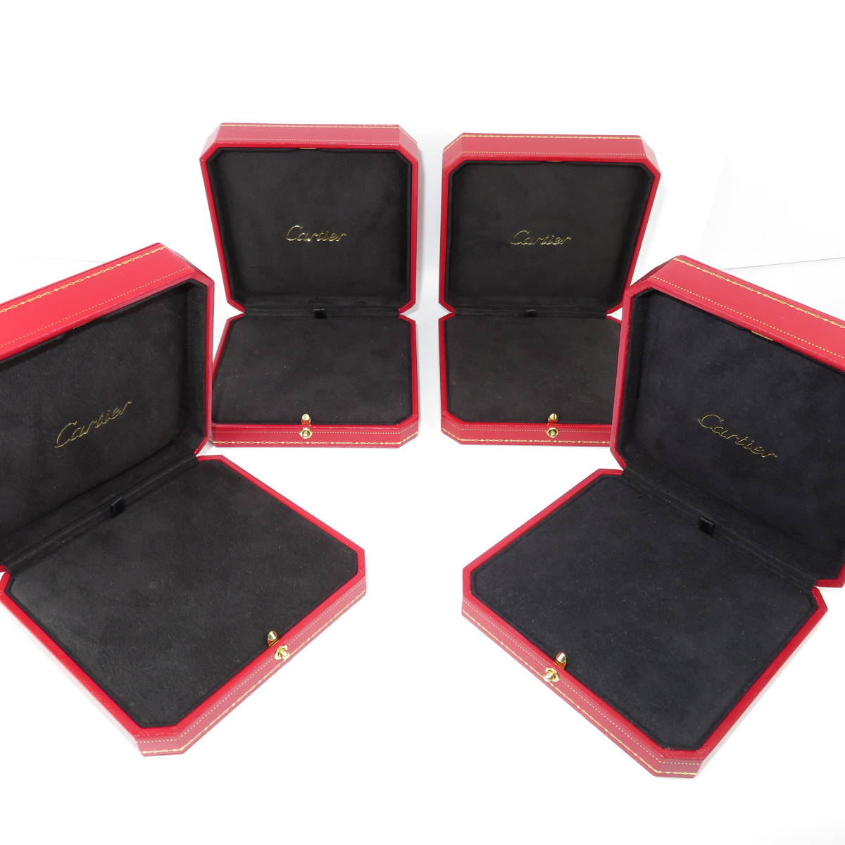 空箱】 Cartier カルティエ アクセサリー ボックス 首飾り用 袋付き